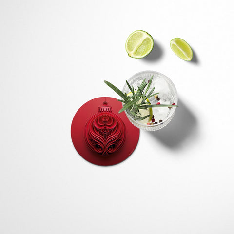 Xmas Baubles Untersetzer-Set