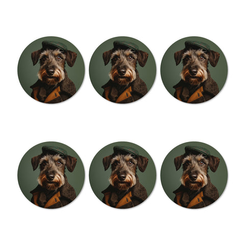Funny Dogs Coasters Ruby