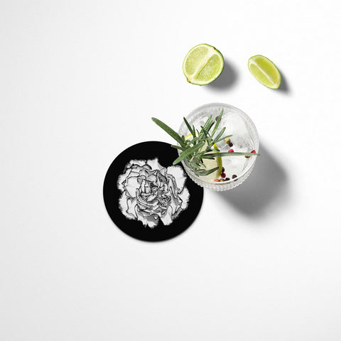 Coffret dessous de verre Flower Power
