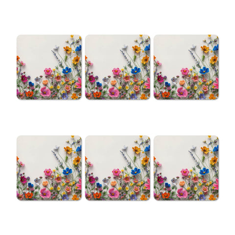 Embroidery Untersetzer-Set