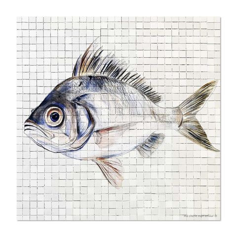 Dessous de plat en verre Pool Fish