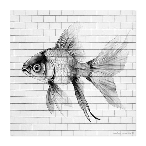 Dessous de plat en verre Koi
