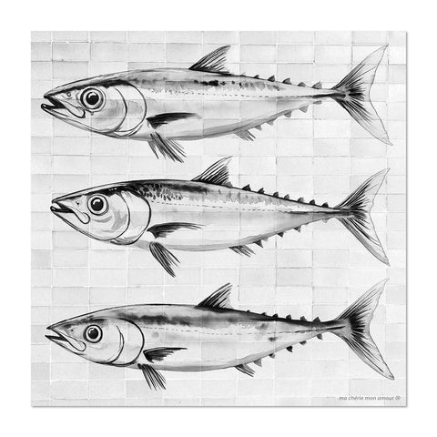 Dessous de plat en verre 3 Fishes