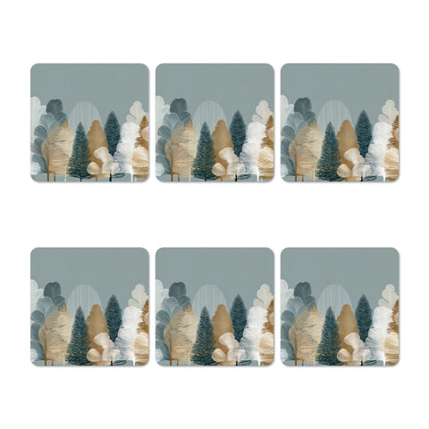Coffret dessous de verre Magic Forest