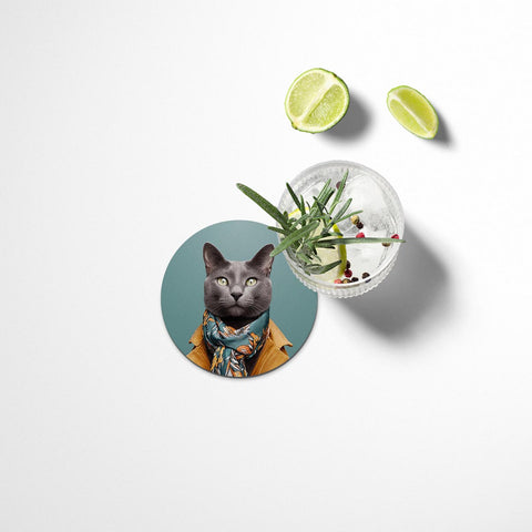 Funny Cats Serie III Untersetzer-Set
