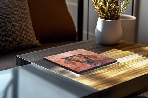 Glass Trivet Roger