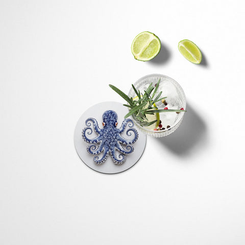 Coffret cadeau dessous de verre Octopus