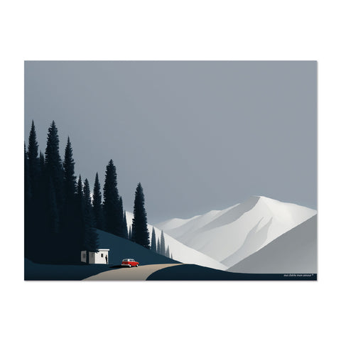 Placemat Red Car