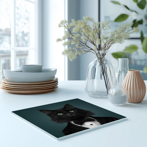 Glass Trivet Saphir