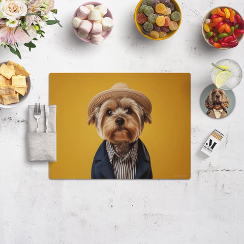 Vinyl quality placemats, Colorful, Round, Circle patterns placemats, Easy to clean, Design patterns, Elegant table accessories, Made in Germany home decor, Artistic home dining, Perfect gift for design lovers