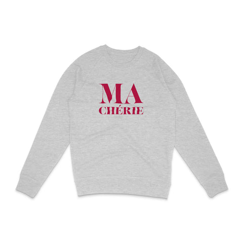 Find here the complete textile collection of Ma Chérie Mon Amour. T Shirts with messages, sweatshirts and hoodies with French slogan to express your feelings and your love. Perfect gift as well for your beloved ones.