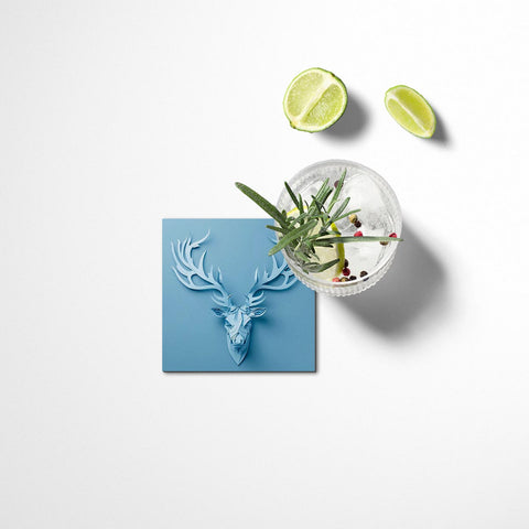 Deer Antlers Coasters Set