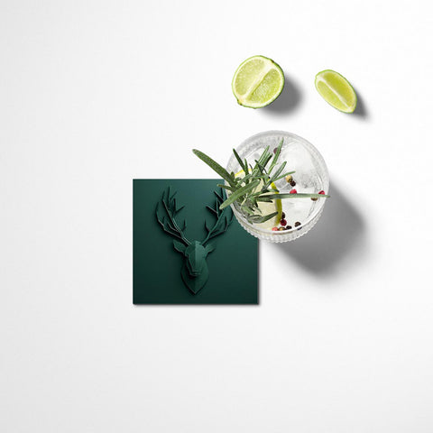 Deer Antlers Coasters Set