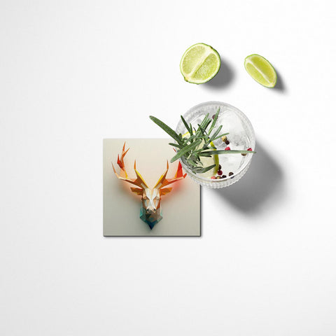 Deer Antlers Coasters Set