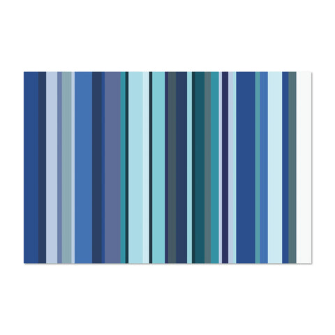  Made from dense vinyl 2,2mm, our design stripes pattern rugs are non-slip, they are suitable for all types of flooring, including laminate and tiles. Their non-slip properties also make them ideal for wet rooms and perfect for your terrace or garden area.