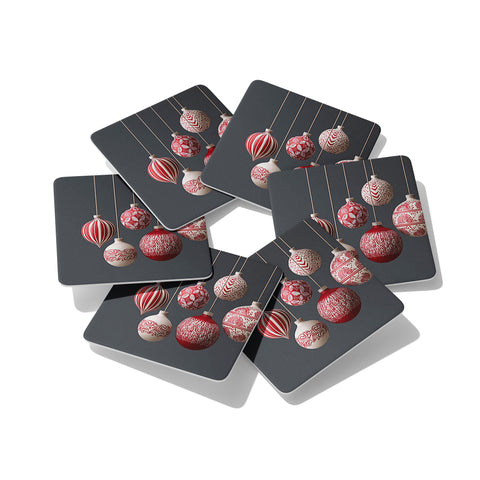 Classic Red I Coasters Set