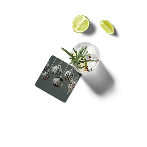 Glam Green III Coasters Set
