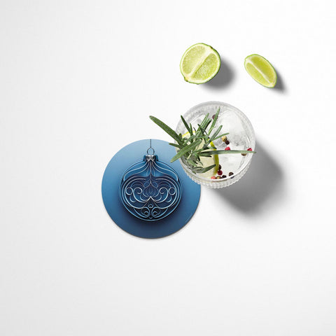 Xmas Baubles Coasters Set