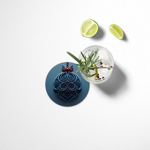 Xmas Baubles Coasters Set