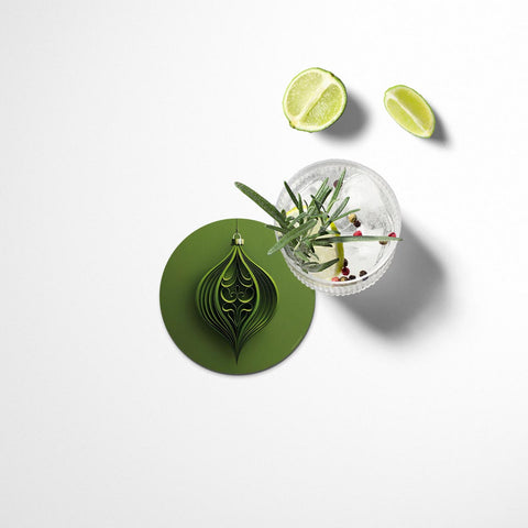 Xmas Baubles Coasters Set