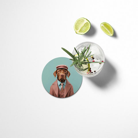 Funny Dog Coasters Set
