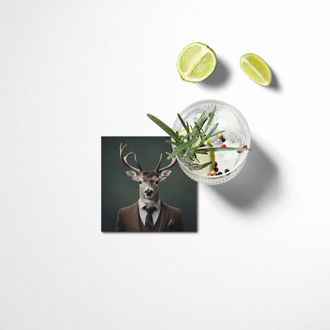 Tornade Deer Coasters Set