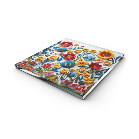 Glass Trivet  Embroidery 1