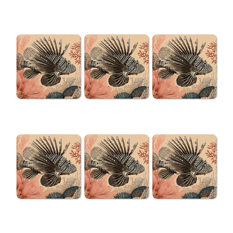 Scorpion Fish Coasters Set