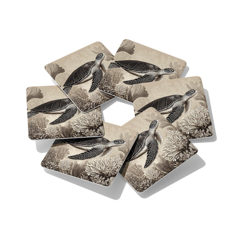 Turtle Coasters Set