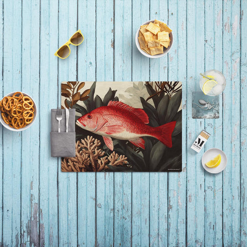 Placemat Red Mullet