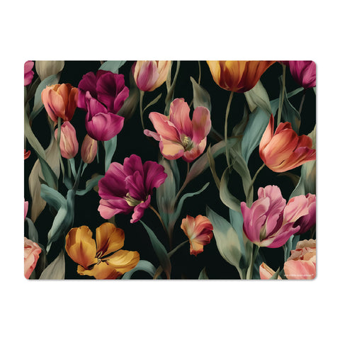 Placemat Dark Flowers