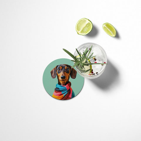 Funny Dogs Coasters Set - III