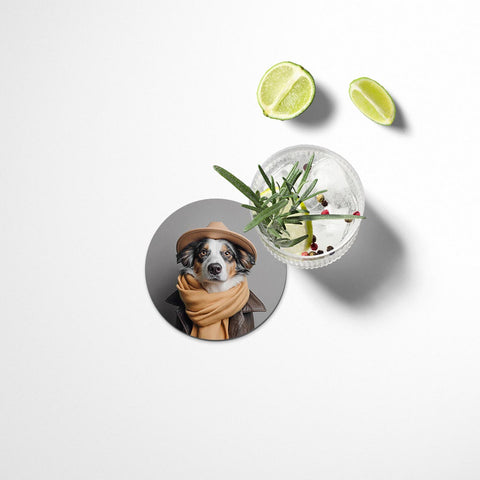 Funny Dogs Coasters Set - IV