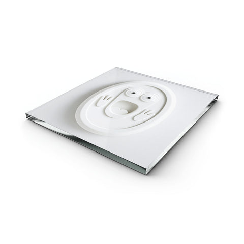 Glass Coaster Ghost 1