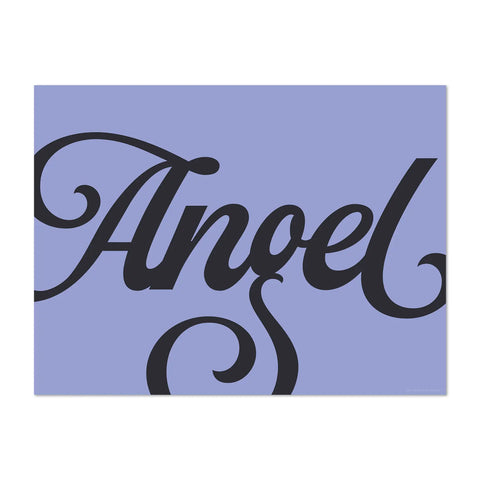 Love Collection Placemats with colorful background will make your beloved special. Choose your nickname Angel… with a classic typography for a romantic dinner.  Made in Germany, these vinyl placemats offer unmatched quality and easy cleaning. Bring love on your table and a fancy design.