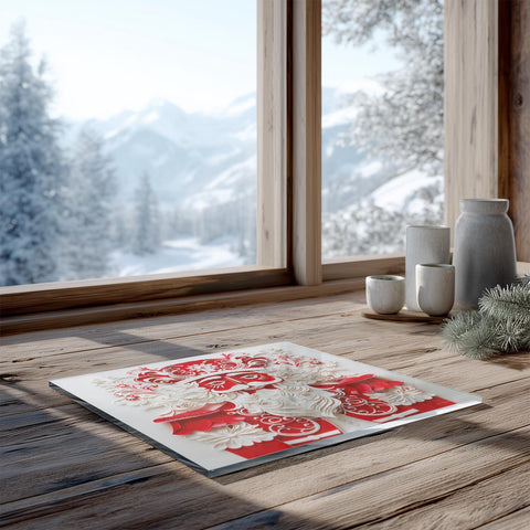 Glass Trivet Nutcracker 1