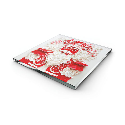 Glass Trivet Nutcracker 1