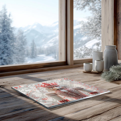 Glass Trivet Nutcracker 2