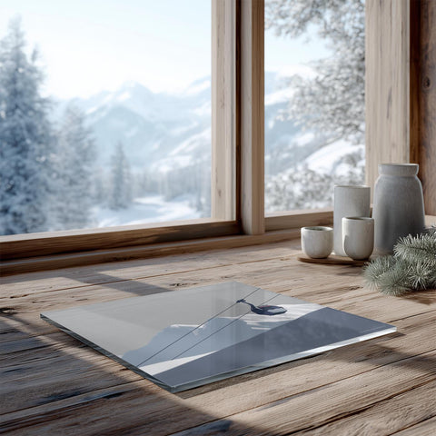 Glass Trivet Cable Car