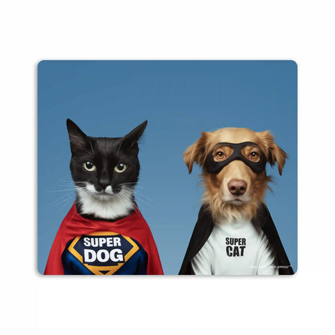 Mouse Pad Super Cat & Dog