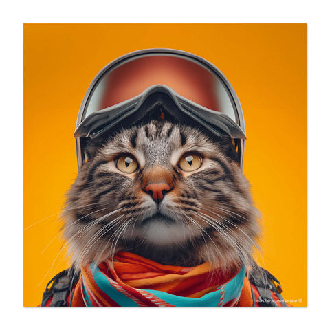 Glass Trivet Garfield