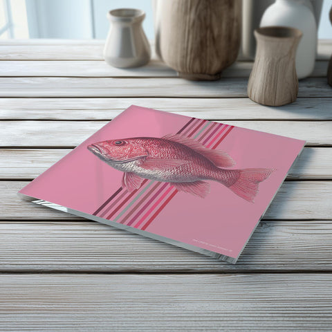 Glass Trivet Surfy