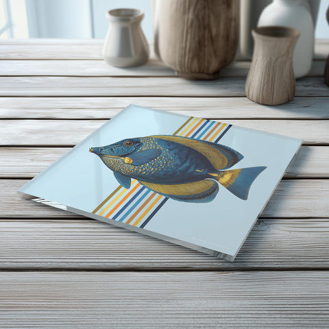 Glass Trivet Rainbow