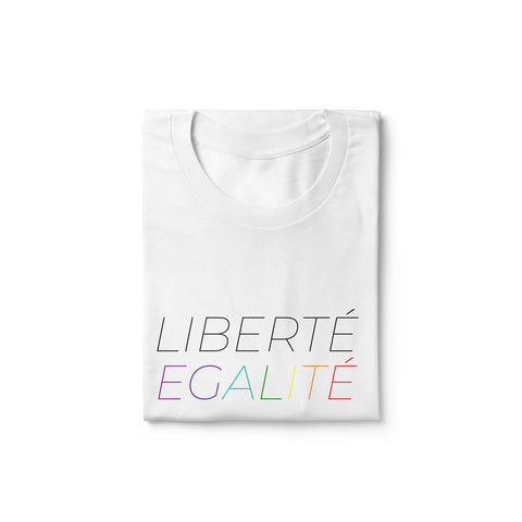 T-shirt unisexe Pride Liberté Egalité