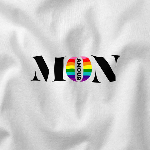 T-shirt unisexe Pride Mon Amour