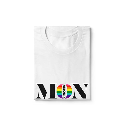 Unisex T Shirt Pride Mon Amour