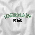 White unisex T shirt Paris district: Saint Germain des Prés model with traditional colors of the district. Fitted T shirt and 100% cotton that will give you style with this iconic district of Paris. Also available with other emblematic neighborhoods of Paris to show your love for this city rich in history and emotion.