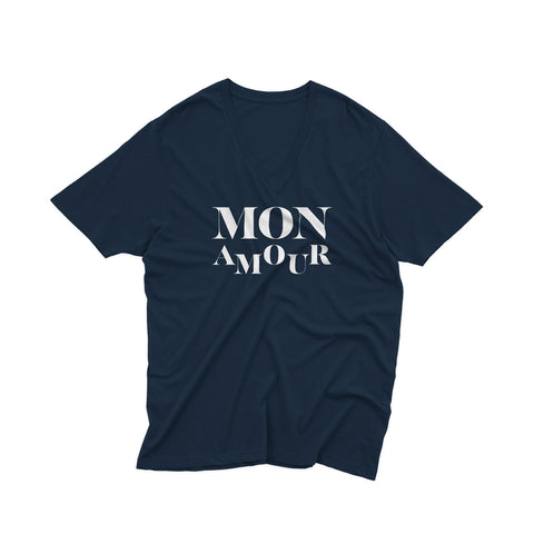 T-shirt col V Homme Mon Amour