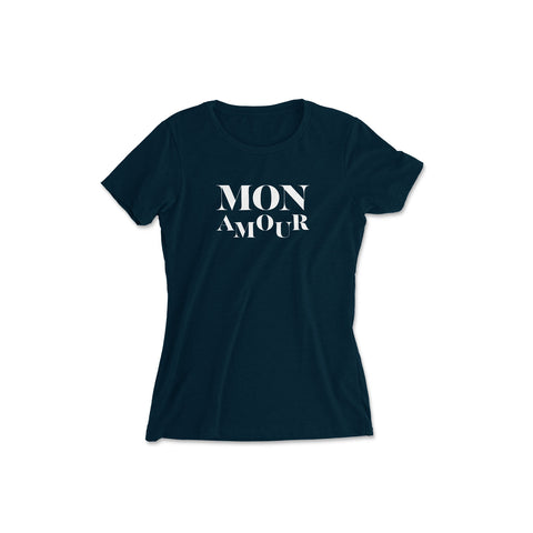 Women T Shirt Mon amour